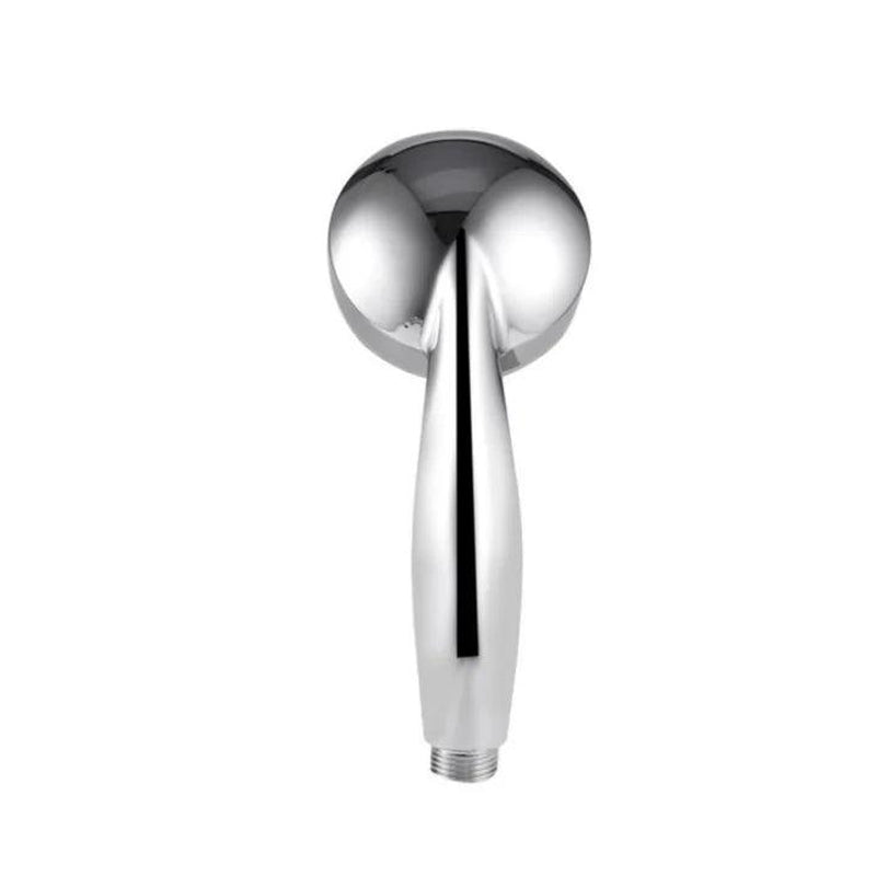 Chrome LED Shower Head with Temperature Display
