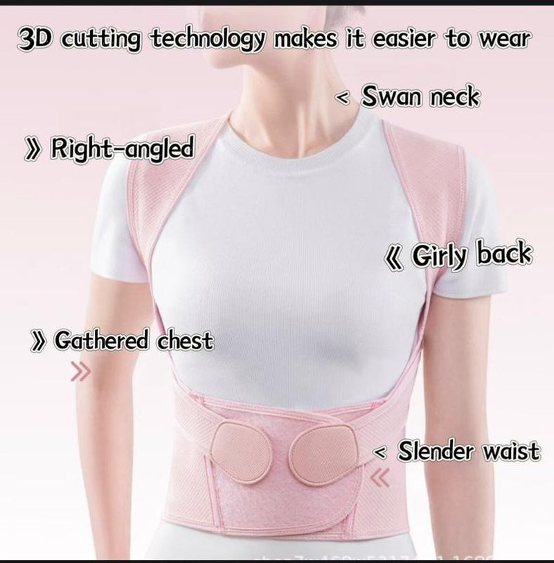Unisex Posture Corrector - Waist Trainer Corrects Bad Posture Helps Improve Hunchback Sitting Posture Corrector Chest and Back Correction Belt