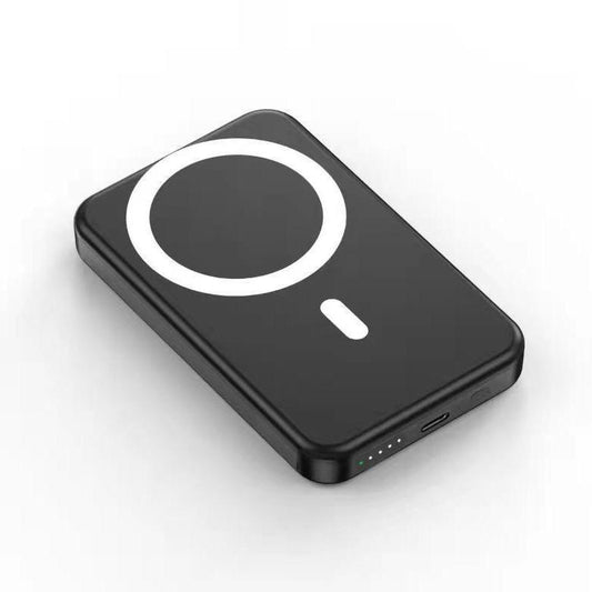 5000-10000Mah Magnetic Mobile Radio Power Bank, Accessories Designed for Iphone. Ultra-Thin Body. Charging Compact Wireless Smartphone Rechargeable