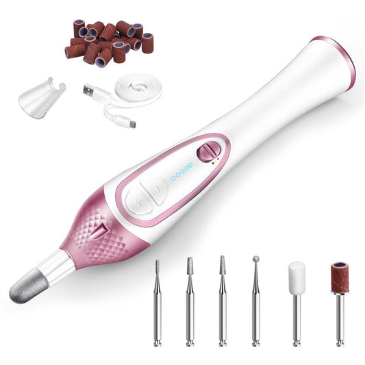 Professional Manicure and Pedicure 68-Piece Set, Cordless Nail Drill, 20,000 RPM, 6 Bits, 4 Speed, Electric Nail File Set, Nail Care Set, Manicure and Pedicure Tools