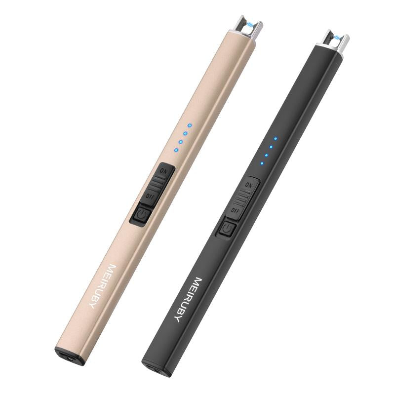Electric Candle Lighter, Mothers Day Gifts for Mom from Daughter Son, Birthday Gifts for Mom Women Men Wife Sister, Economical Portable Rechargeable USB Arc Windproof Lighters for Candle Camping Kitchen BBQ Daily Use