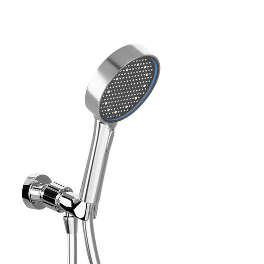 High Pressure Handheld Shower Head with 3 Spray Modes, Adjustable Angle Bracket, Hose, and Water-Activated LED Lights