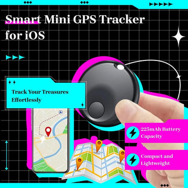 Smart Mini GPS Tracker, Mini GPS Tracker for Iphone, Anti-Loss Reminder Device, GPS Tracker for Car Key, Pet