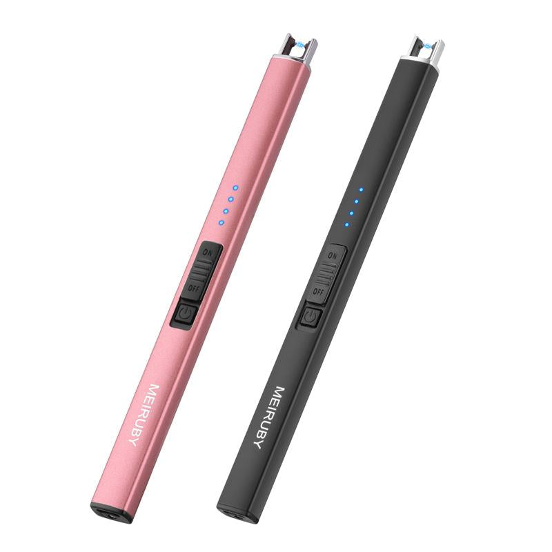 Electric Candle Lighter, Mothers Day Gifts for Mom from Daughter Son, Birthday Gifts for Mom Women Men Wife Sister, Economical Portable Rechargeable USB Arc Windproof Lighters for Candle Camping Kitchen BBQ Daily Use